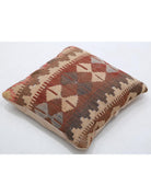 Pillows 1' 5" X 1' 5" Hand-Woven Wool Pillow 1' 5" X 1' 5" (43 X 43) / Multi / Multi