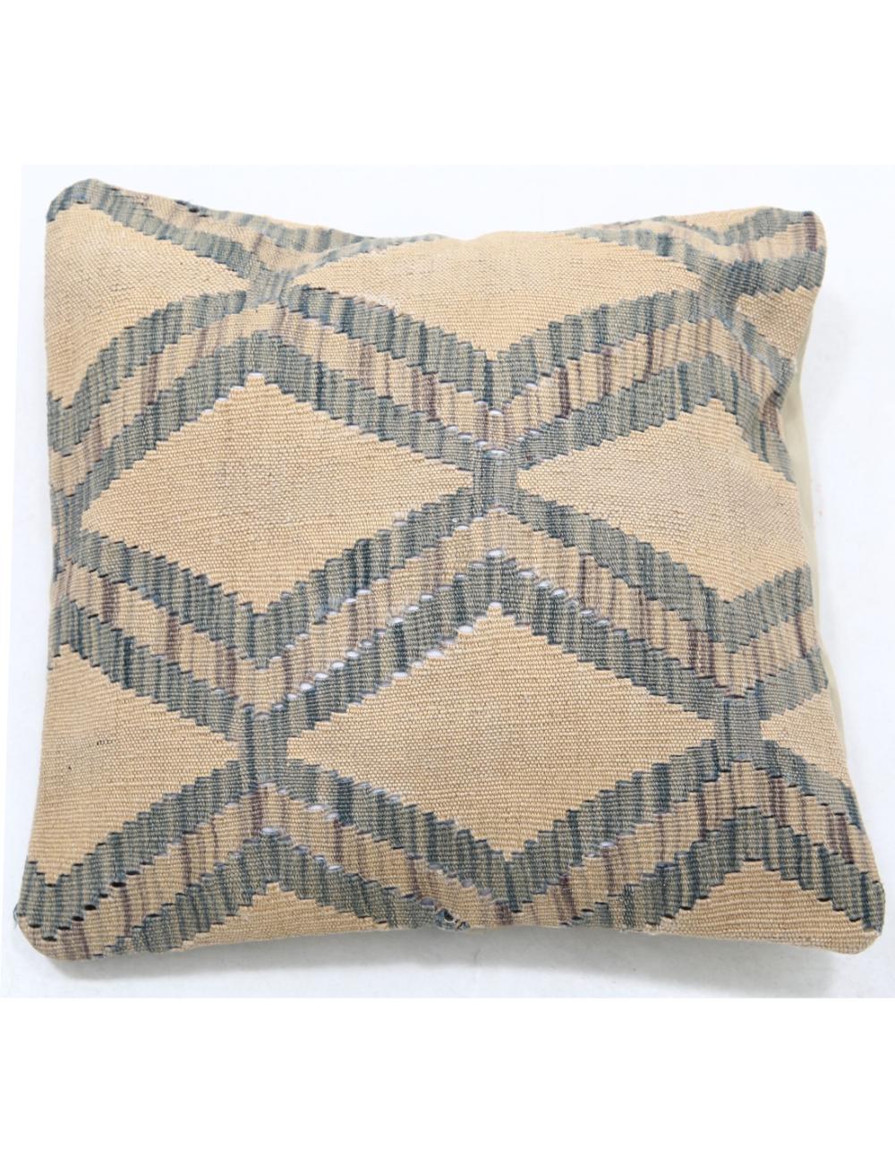 Pillows 1' 5" X 1' 5" Hand-Woven Wool Pillow 1' 5" X 1' 5" (43 X 43) / Multi / Multi
