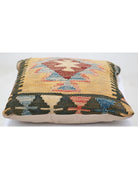 Pillows 1' 5" X 1' 5" Hand-Woven Wool Pillow 1' 5" X 1' 5" (43 X 43) / Multi / Multi