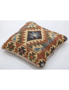 Pillows 1' 5" X 1' 5" Hand-Woven Wool Pillow 1' 5" X 1' 5" (43 X 43) / Multi / Multi