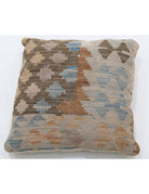 Pillows 1' 5" X 1' 5" Hand-Woven Wool Pillow 1' 5" X 1' 5" (43 X 43) / Multi / Multi