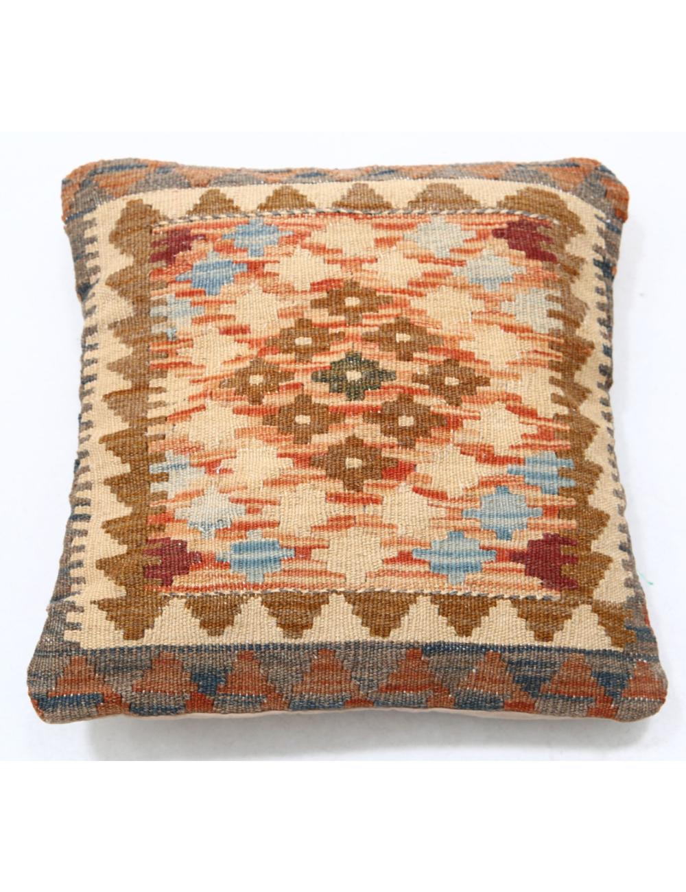 Pillows 1' 5" X 1' 5" Hand-Woven Wool Pillow 1' 5" X 1' 5" (43 X 43) / Multi / Multi