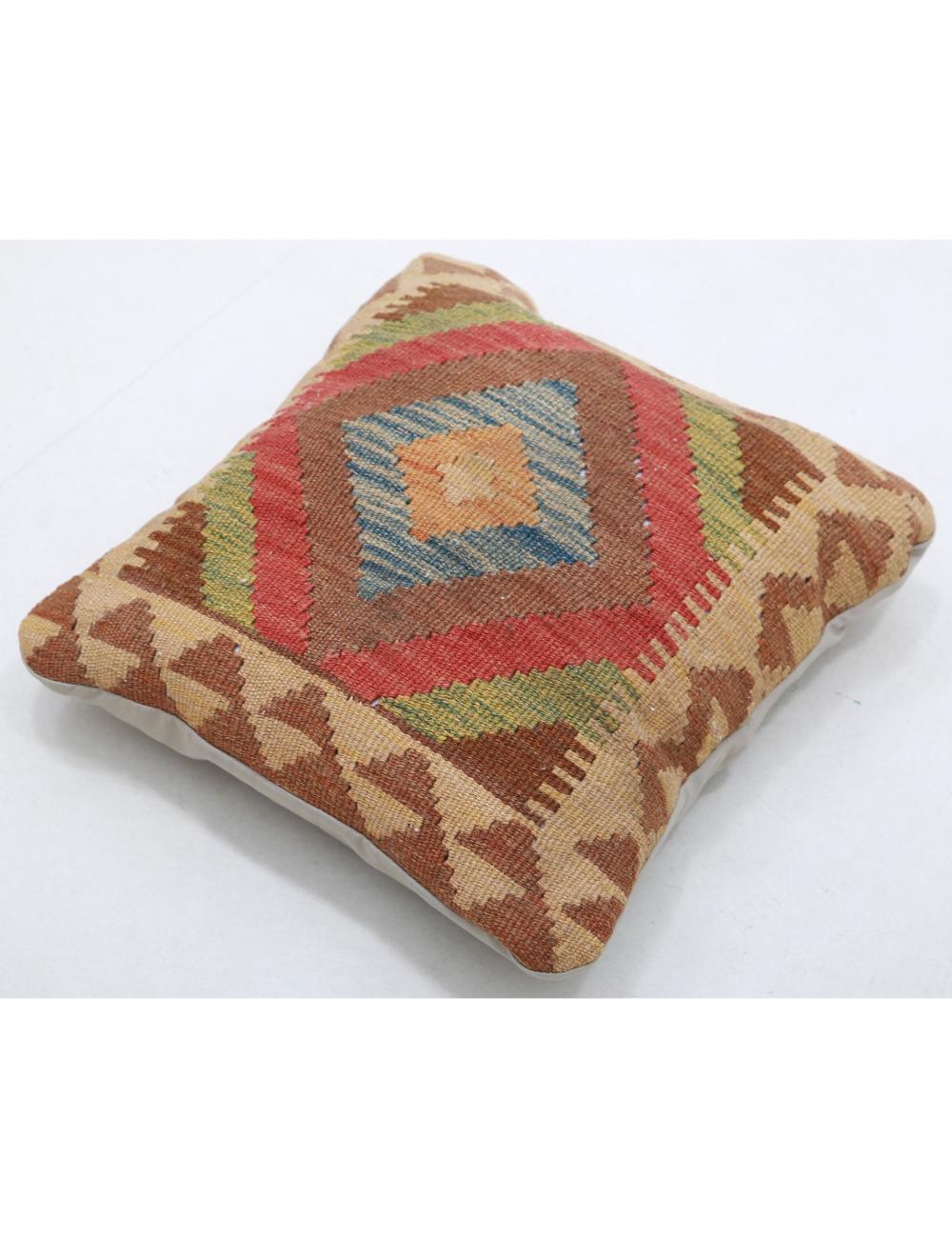 Pillows 1' 5" X 1' 5" Hand-Woven Wool Pillow 1' 5" X 1' 5" (43 X 43) / Multi / Multi