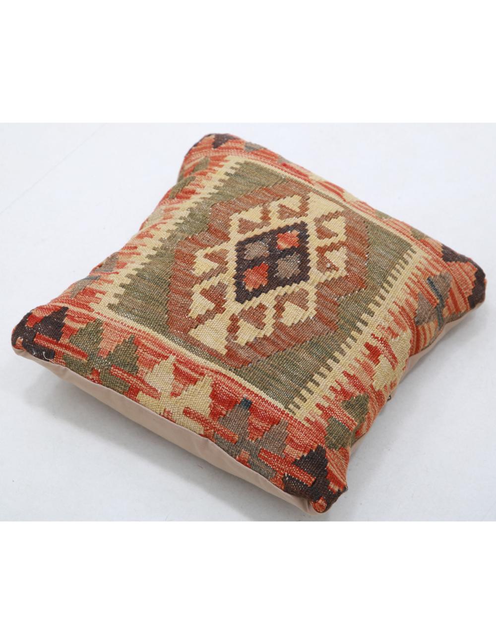 Pillows 1' 5" X 1' 5" Hand-Woven Wool Pillow 1' 5" X 1' 5" (43 X 43) / Multi / Multi