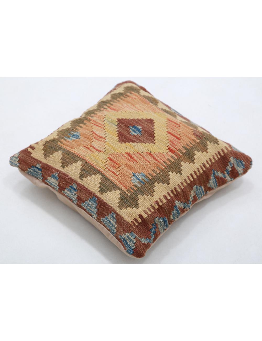 Pillows 1' 5" X 1' 5" Hand-Woven Wool Pillow 1' 5" X 1' 5" (43 X 43) / Multi / Multi