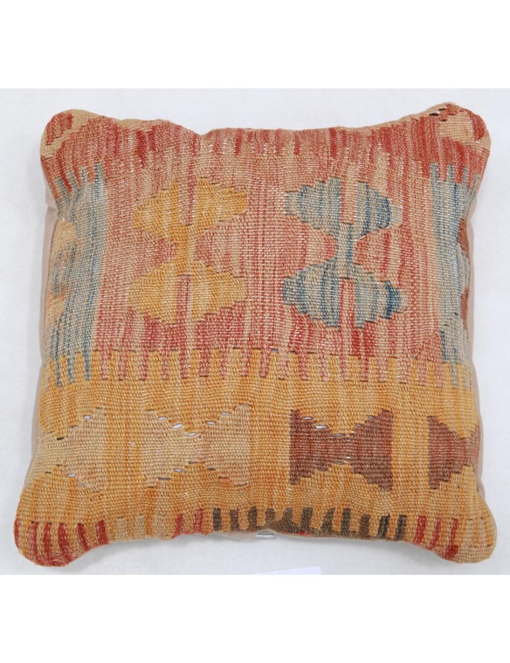 Pillows 1' 5" X 1' 5" Hand-Woven Wool Pillow 1' 5" X 1' 5" (43 X 43) / Multi / Multi
