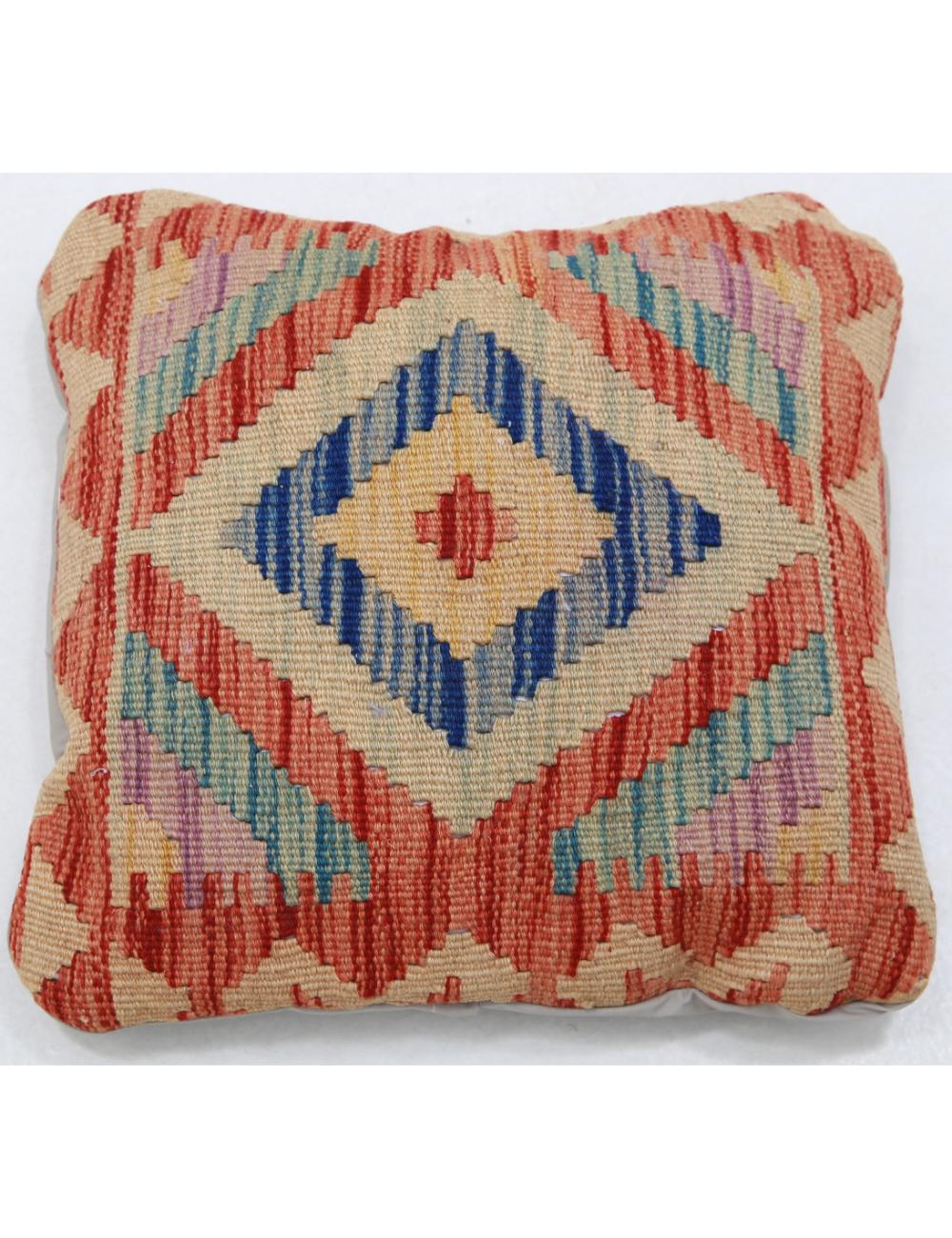 Pillows 1' 5" X 1' 5" Hand-Woven Wool Pillow 1' 5" X 1' 5" (43 X 43) / Multi / Multi