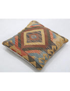 Pillows 1' 5" X 1' 5" Hand-Woven Wool Pillow 1' 5" X 1' 5" (43 X 43) / Multi / Multi