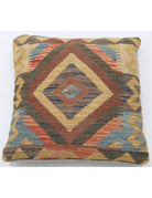 Pillows 1' 5" X 1' 5" Hand-Woven Wool Pillow 1' 5" X 1' 5" (43 X 43) / Multi / Multi