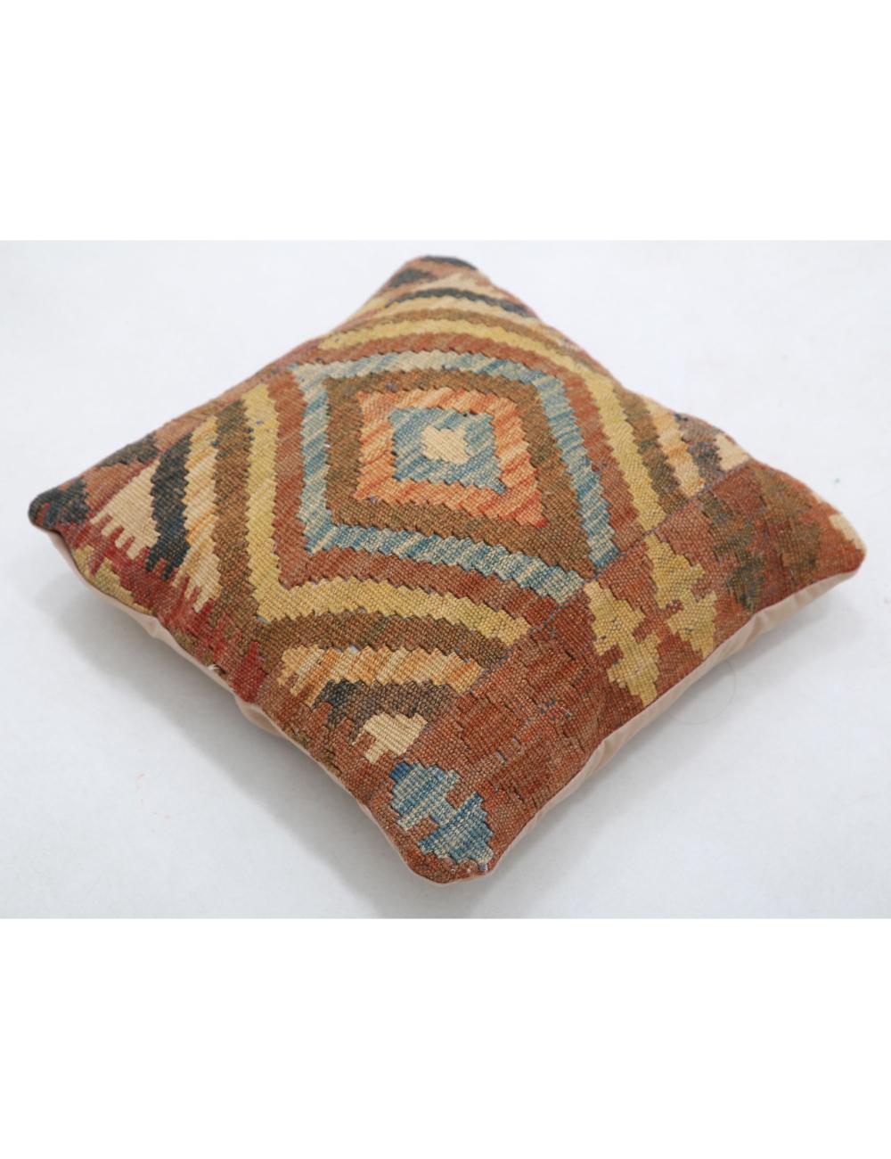 Pillows 1' 0" X 1' 0" Hand-Woven Wool Pillow 1' 0" X 1' 0" (30 X 30) / Multi / Multi