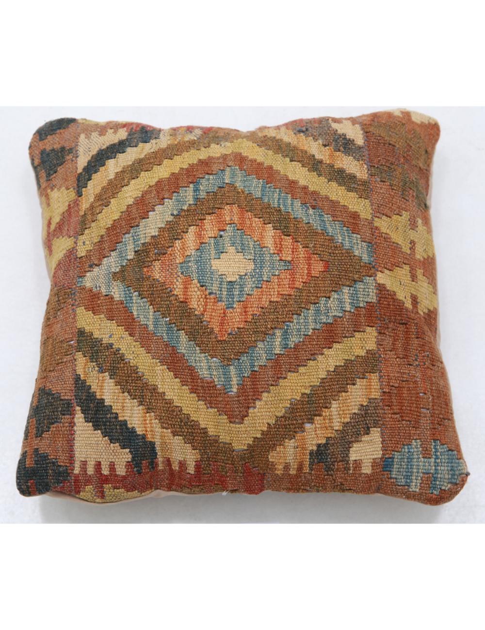 Pillows 1' 0" X 1' 0" Hand-Woven Wool Pillow 1' 0" X 1' 0" (30 X 30) / Multi / Multi
