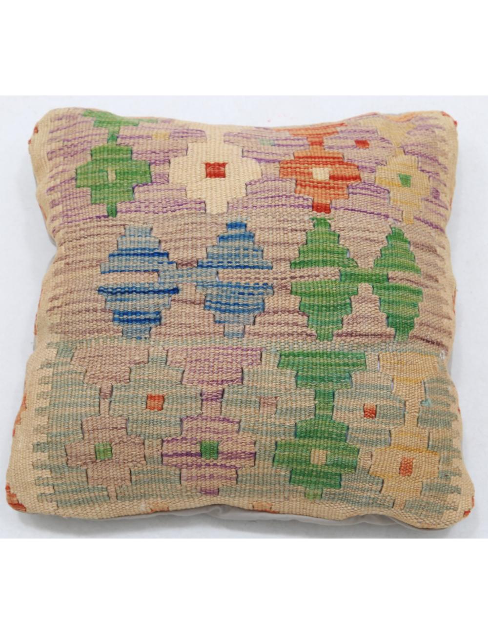 Pillows 1' 0" X 1' 0" Hand-Woven Wool Pillow 1' 0" X 1' 0" (30 X 30) / Multi / Multi