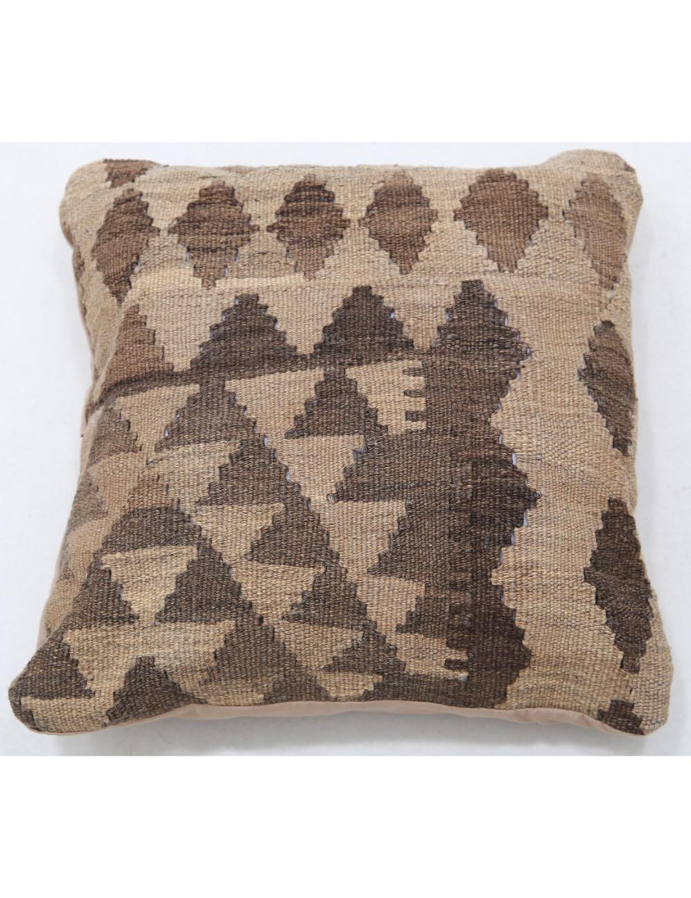 Pillows 1' 5" X 1' 5" Hand-Woven Wool Pillow 1' 5" X 1' 5" (43 X 43) / Multi / Multi