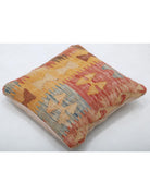 Pillows 1' 5" X 1' 5" Hand-Woven Wool Pillow 1' 5" X 1' 5" (43 X 43) / Multi / Multi