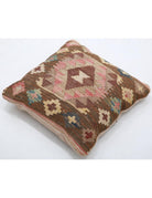 Pillows 1' 5" X 1' 5" Hand-Woven Wool Pillow 1' 5" X 1' 5" (43 X 43) / Multi / Multi