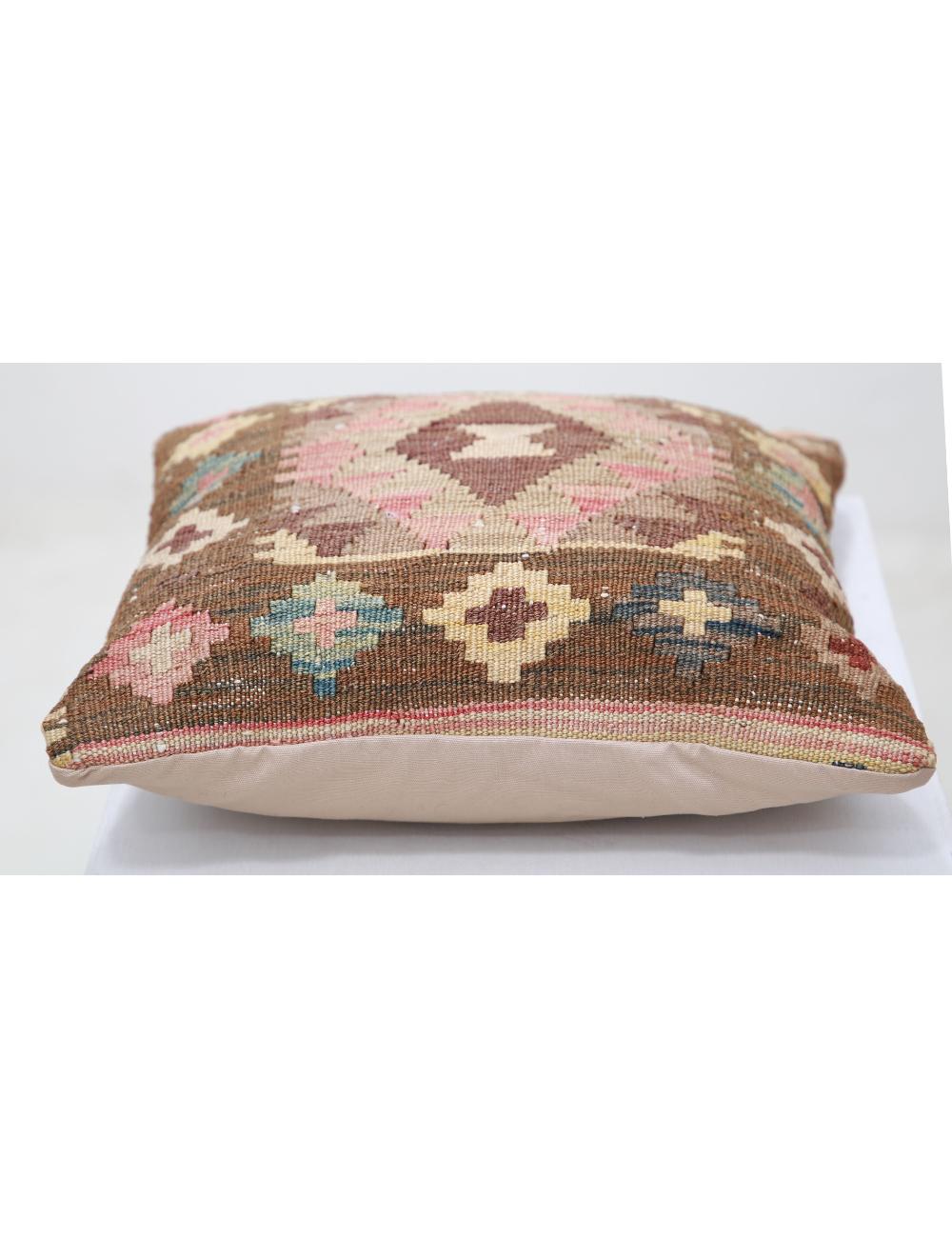 Pillows 1' 5" X 1' 5" Hand-Woven Wool Pillow 1' 5" X 1' 5" (43 X 43) / Multi / Multi
