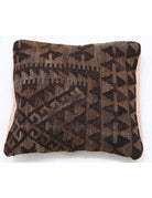 Pillows 1' 5" X 1' 5" Hand-Woven Wool Pillow 1' 5" X 1' 5" (43 X 43) / Multi / Multi