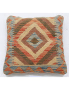 Pillows 1' 5" X 1' 5" Hand-Woven Wool Pillow 1' 5" X 1' 5" (43 X 43) / Multi / Multi