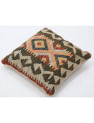 Pillows 1' 5" X 1' 5" Hand-Woven Wool Pillow 1' 5" X 1' 5" (43 X 43) / Multi / Multi