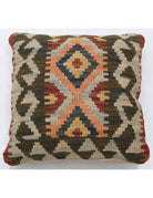 Pillows 1' 5" X 1' 5" Hand-Woven Wool Pillow 1' 5" X 1' 5" (43 X 43) / Multi / Multi