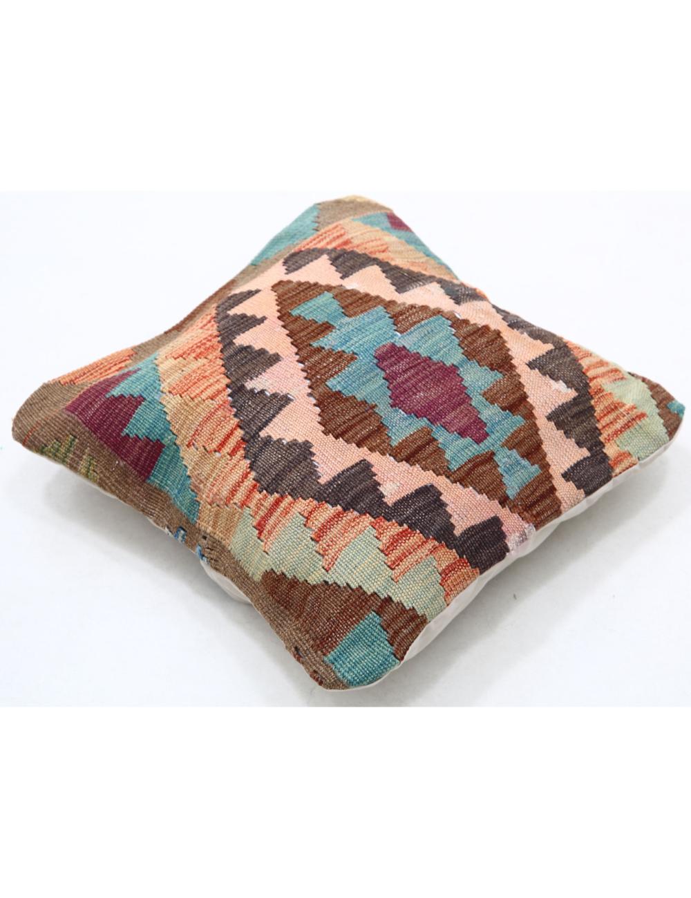 Pillows 1' 5" X 1' 5" Hand-Woven Wool Pillow 1' 5" X 1' 5" (43 X 43) / Multi / Multi