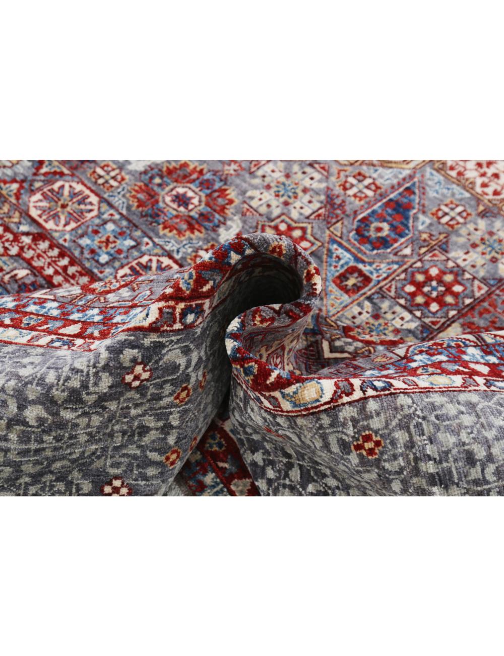 Mamluk 9' 0" X 11' 9" Hand-Knotted Wool Rug 9' 0" X 11' 9" (274 X 358) / Grey / Ivory