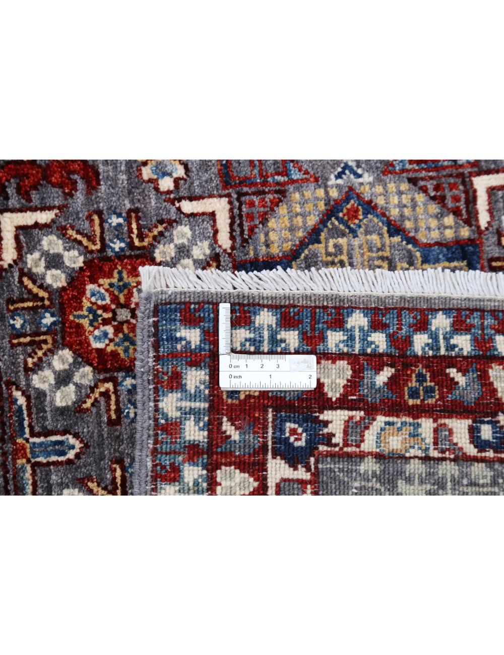 Mamluk 9' 0" X 11' 9" Hand-Knotted Wool Rug 9' 0" X 11' 9" (274 X 358) / Grey / Ivory
