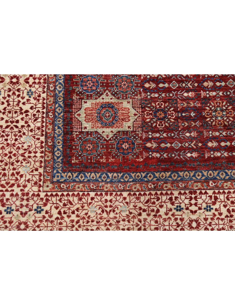 Mamluk 9' 0" X 11' 9" Hand-Knotted Wool Rug 9' 0" X 11' 9" (274 X 358) / Red / Ivory