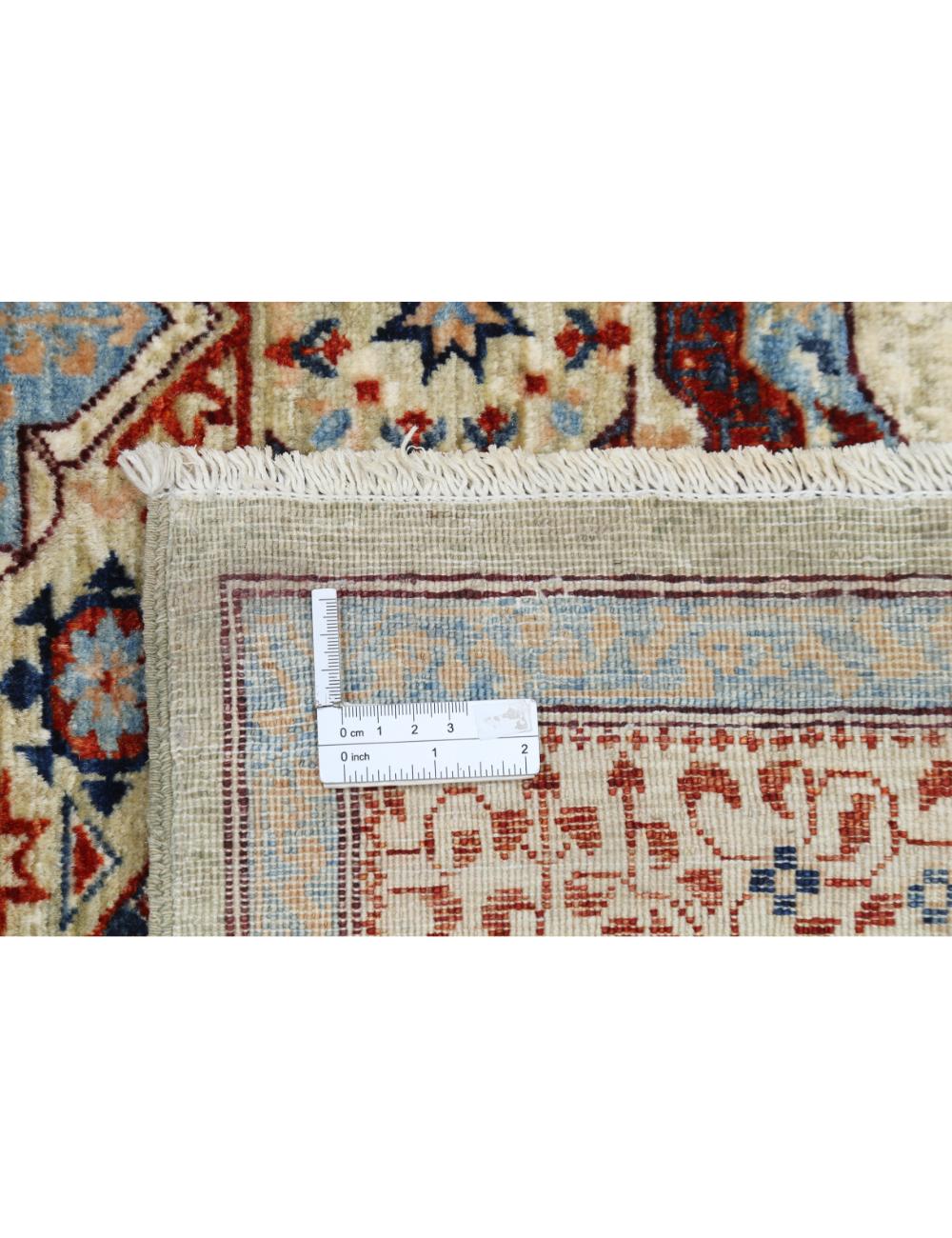 Mamluk 4' 11" X 6' 9" Hand-Knotted Wool Rug 4' 11" X 6' 9" (150 X 206) / Beige / Red