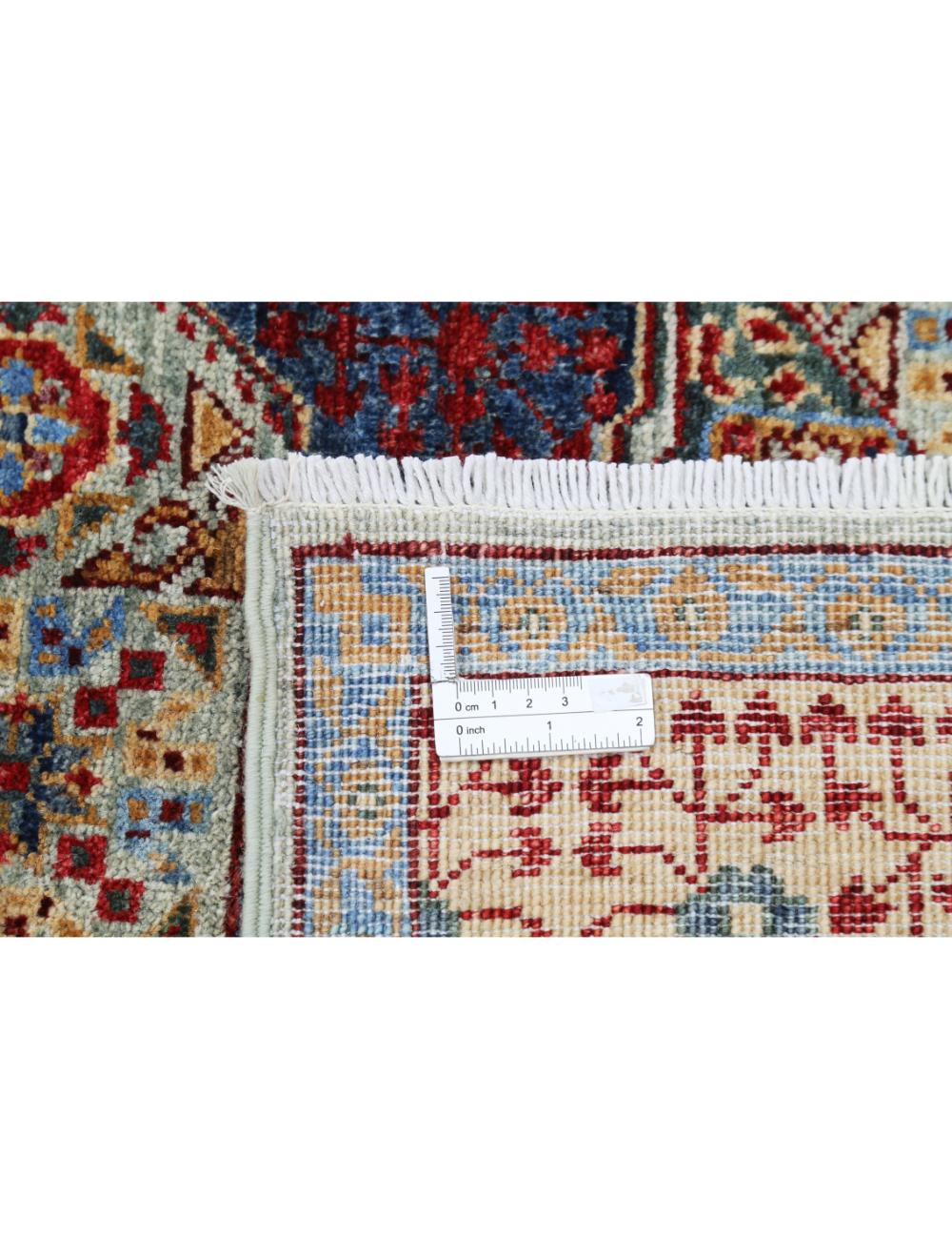 Mamluk 8' 1" X 10' 0" Hand-Knotted Wool Rug 8' 1" X 10' 0" (246 X 305) / Green / Beige