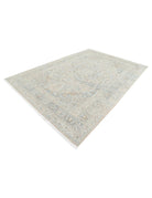 Mashad 8' 0" X 11' 0" Hand-Knotted Wool Rug 8' 0" X 11' 0" (244 X 335) / Ivory / Grey