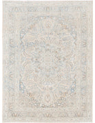 Mashad 8' 0" X 11' 0" Hand-Knotted Wool Rug 8' 0" X 11' 0" (244 X 335) / Ivory / Grey