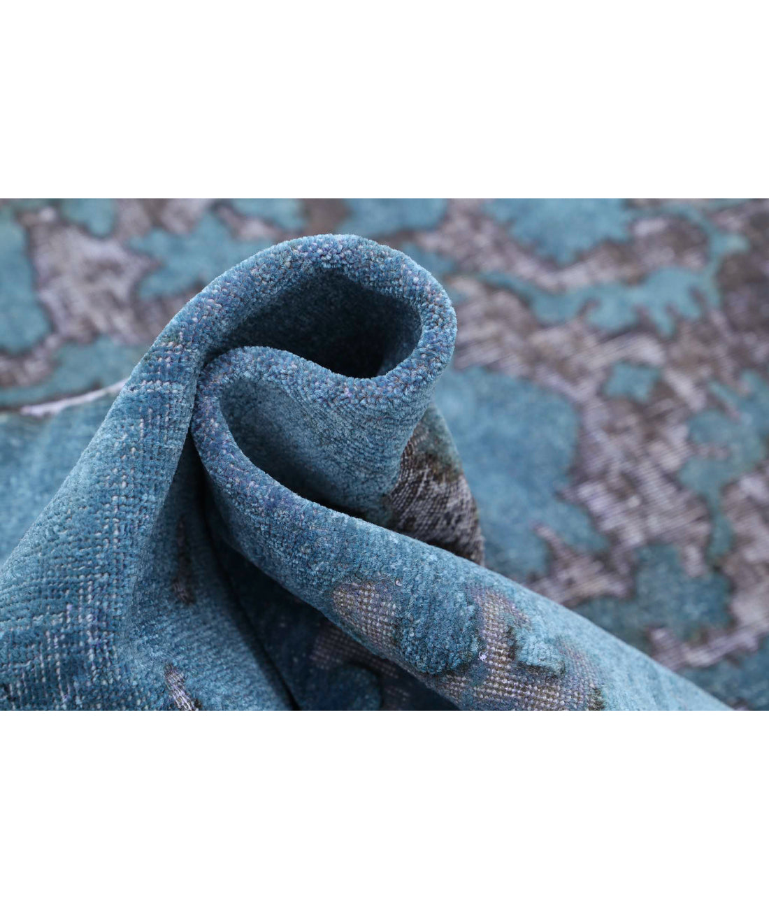 Onyx 8'9'' X 11'7'' Hand-Knotted Wool Rug 8'9'' x 11'7'' (263 X 348) / Blue / Lilac