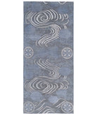 Onyx 6'2'' X 14'6'' Hand-Knotted Wool Rug 6'2'' x 14'6'' (185 X 435) / Grey / Charcoal