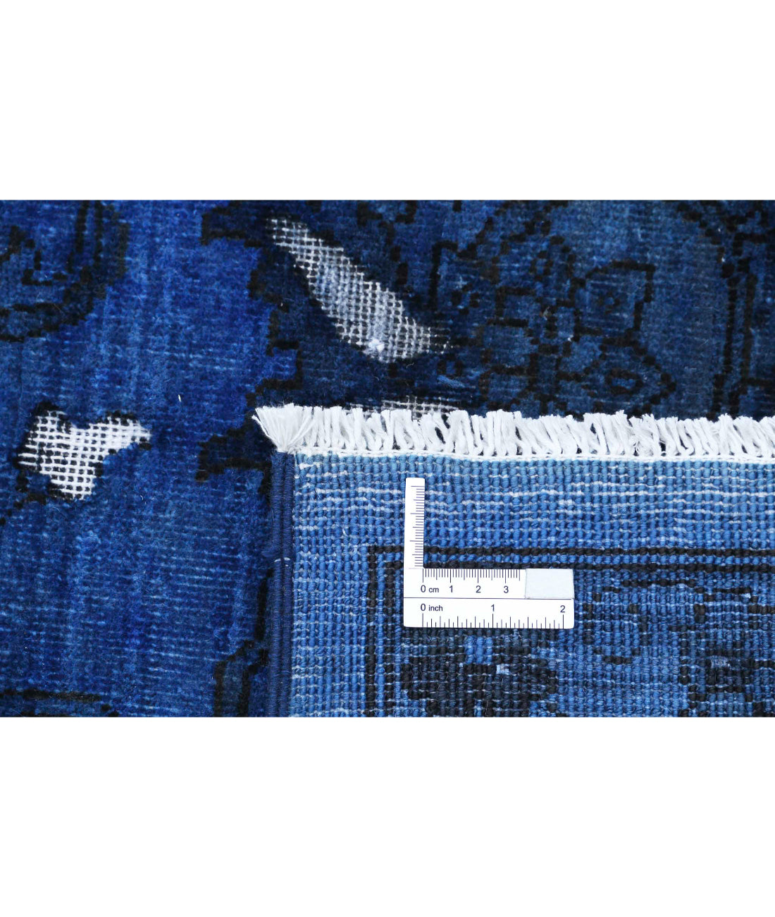 Onyx 9'9'' X 11'4'' Hand-Knotted Wool Rug 9'9'' x 11'4'' (293 X 340) / Blue / Blue