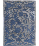 Onyx 5'9'' X 8'0'' Hand-Knotted Wool Rug 5'9'' x 8'0'' (173 X 240) / Grey / Blue