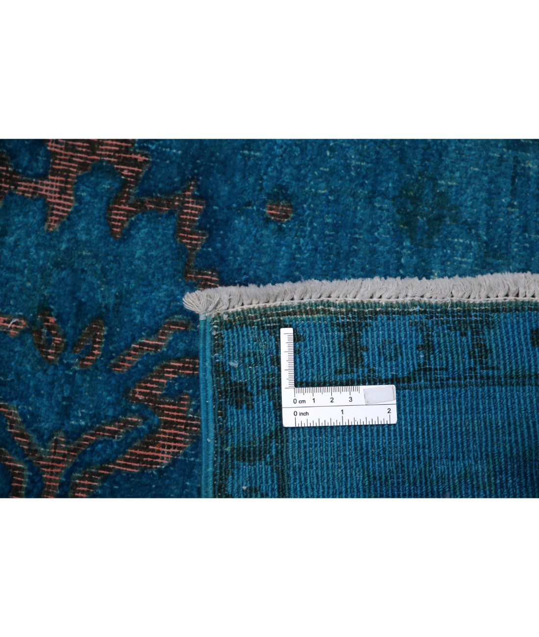 Onyx 5'5'' X 7'7'' Hand-Knotted Wool Rug 5'5'' x 7'7'' (163 X 228) / Teal / Teal