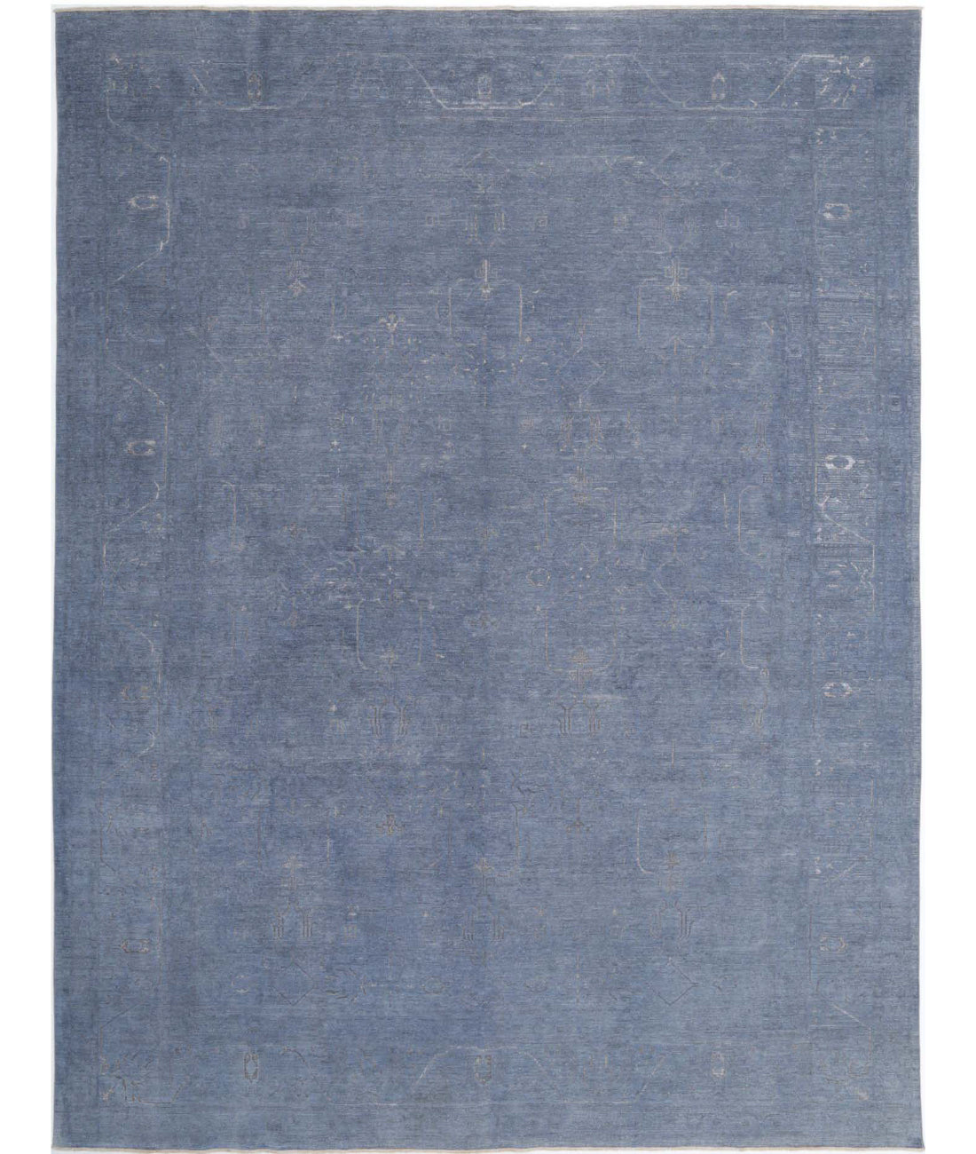 Onyx 12'9'' X 17'0'' Hand-Knotted Wool Rug 12'9'' x 17'0'' (383 X 510) / Grey / Grey