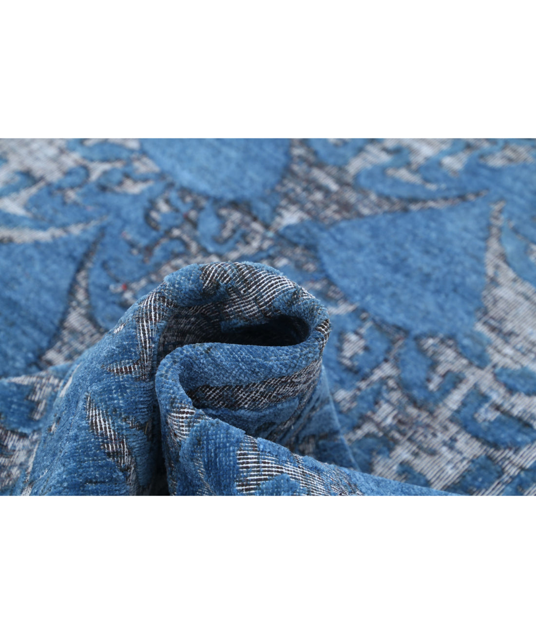 Onyx 8'10'' X 11'9'' Hand-Knotted Wool Rug 8'10'' x 11'9'' (265 X 353) / Blue / Blue