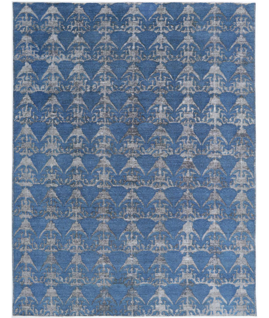 Onyx 8'10'' X 11'9'' Hand-Knotted Wool Rug 8'10'' x 11'9'' (265 X 353) / Blue / Blue