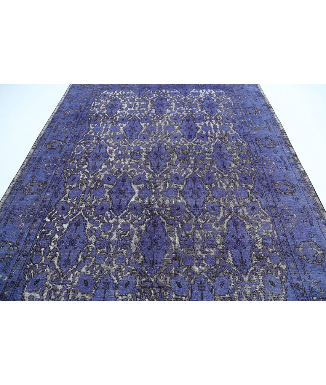 Onyx 7'10'' X 10'4'' Hand-Knotted Wool Rug 7'10'' x 10'4'' (235 X 310) / Purple / Purple