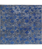 Onyx 6'5'' X 6'4'' Hand-Knotted Wool Rug 6'5'' x 6'4'' (193 X 190) / Blue / Blue