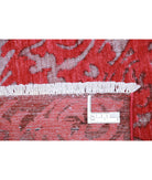 Onyx 7'9'' X 9'10'' Hand-Knotted Wool Rug 7'9'' x 9'10'' (233 X 295) / Red / Red