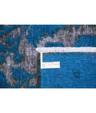 Onyx 6'10'' X 9'6'' Hand-Knotted Wool Rug 6'10'' x 9'6'' (205 X 285) / Teal / Teal