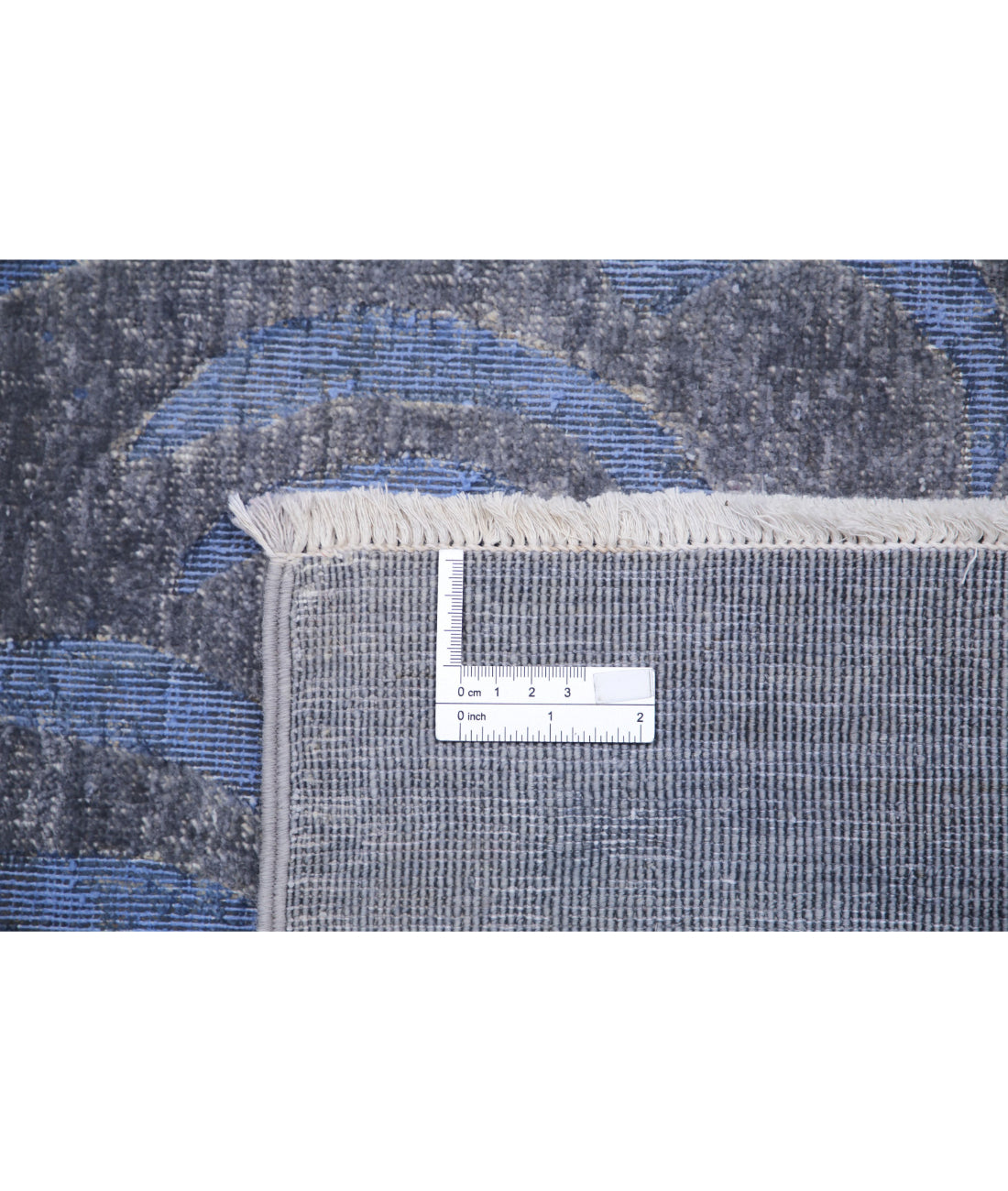 Onyx 6'1'' X 8'5'' Hand-Knotted Wool Rug 6'1'' x 8'5'' (183 X 253) / Grey / Blue