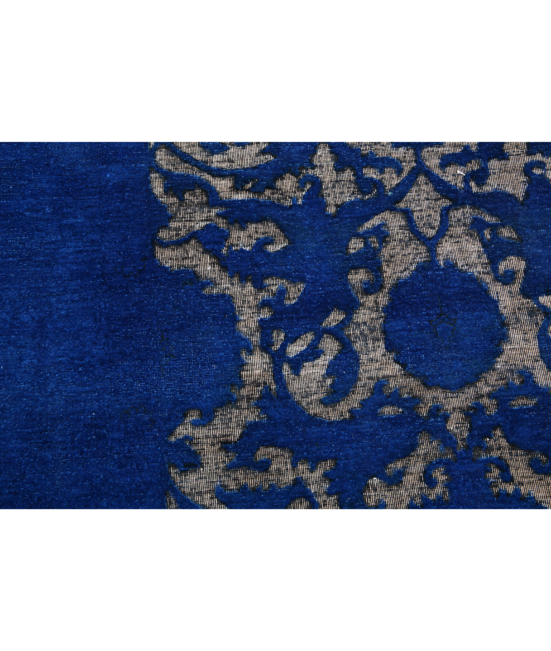 Onyx 7'9'' X 9'4'' Hand-Knotted Wool Rug 7'9'' x 9'4'' (233 X 280) / Blue / Blue