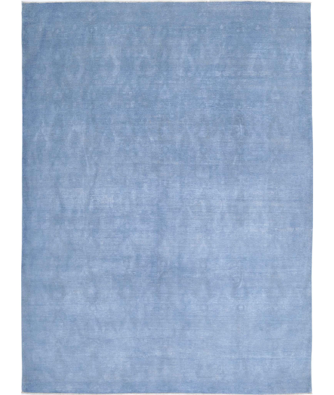 Overdye 8'8'' X 12'0'' Hand-Knotted Wool Rug 8'8'' x 12'0'' (260 X 360) / Blue / N/A