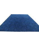 Overdye 11'9'' X 15'4'' Hand-Knotted Wool Rug 11'9'' x 15'4'' (353 X 460) / Blue / N/A