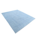 Overdye 8'1'' X 9'8'' Hand-Knotted Wool Rug 8'1'' x 9'8'' (243 X 290) / Blue / N/A