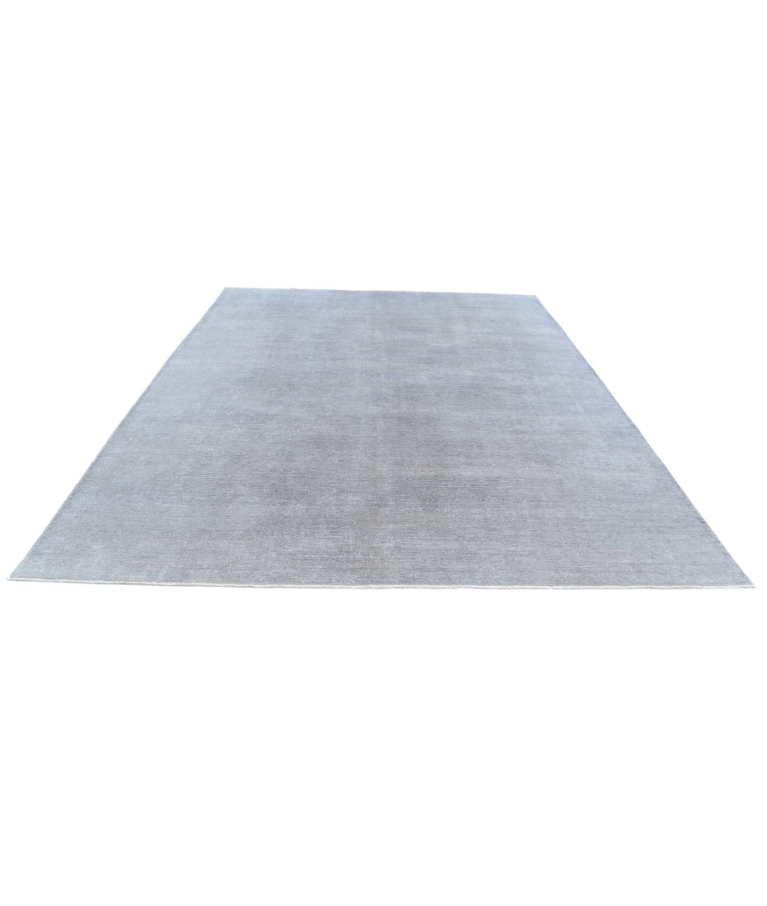 Overdye 8'11'' X 11'4'' Hand-Knotted Wool Rug 8'11'' x 11'4'' (268 X 340) / Grey / N/A
